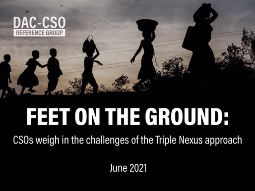 Feet on the Ground: CSOs weigh in the challenges of the Triple Nexus approach